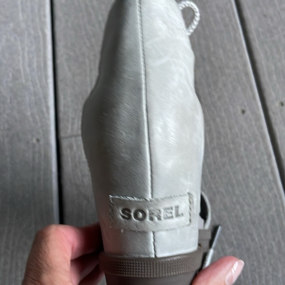 Sorel Joanie II Lace Webbing Wedge Sandals – Open Toe Cutout Heel • Size 10 - Picture 3 of 13